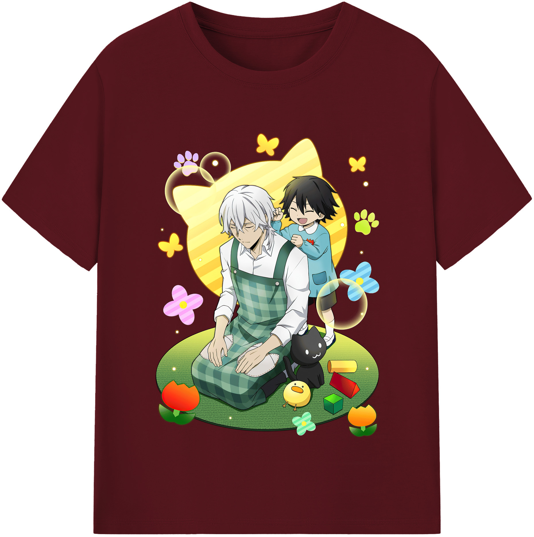 （画像用） 文豪ストレイドッグス Bungo Stray Dogs 綿100％半袖Tシャツ（フロントプリント）